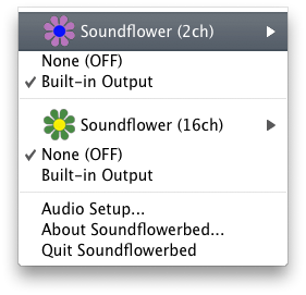 Soundflower Settings